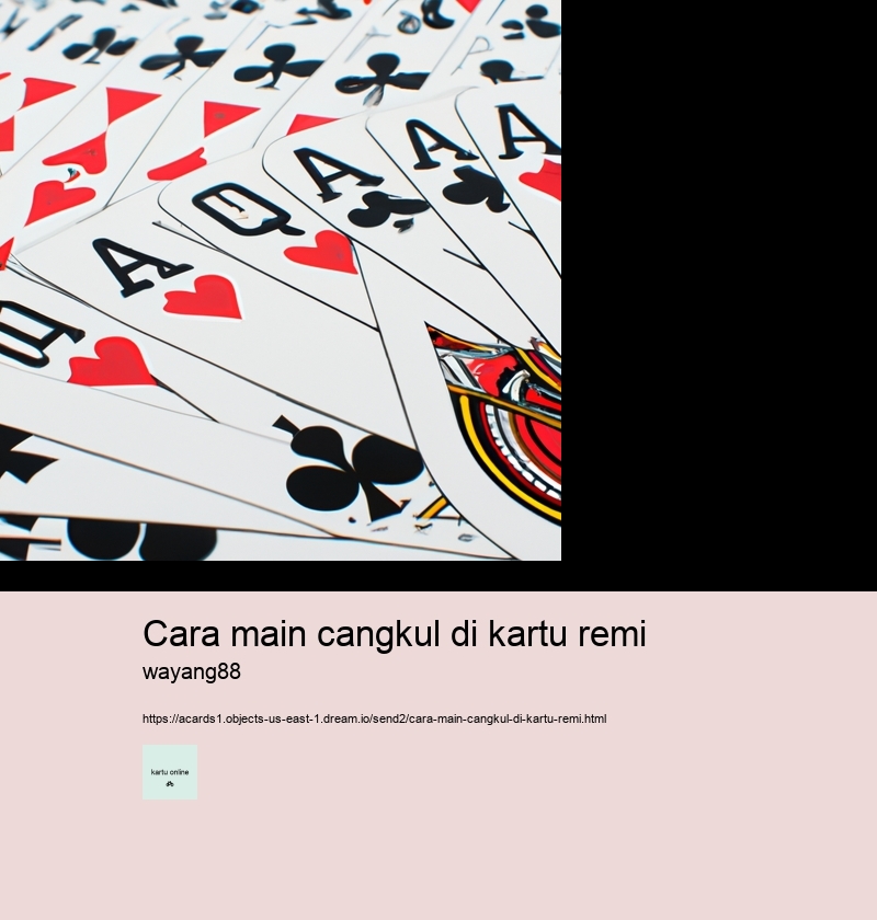 cara main cangkul di kartu remi